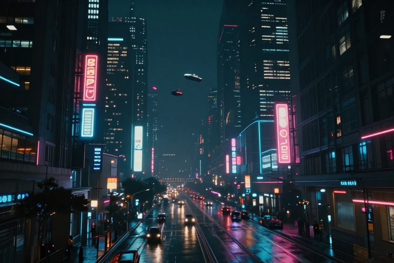 Cyberpunk city